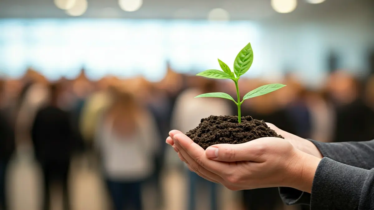Imatge genèrica de mans sostenint una planta, simbolitzant la salut.