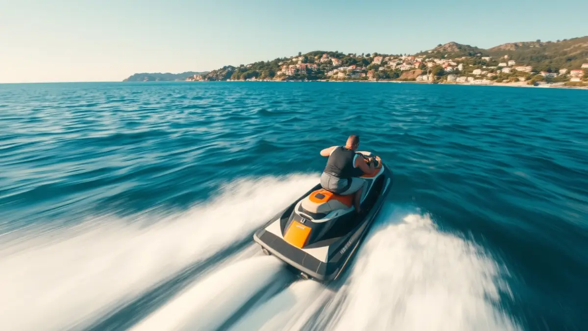 Generic image of a jet ski race on the coast of Burriana.