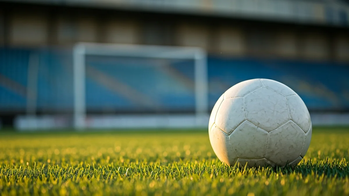 Generic image of a soccer ball on a grass field