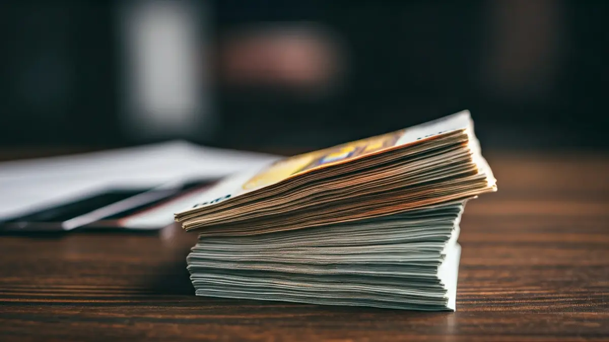 Imagen genérica de dinero y tarjetas de crédito, simbolizando una estafa bancaria.