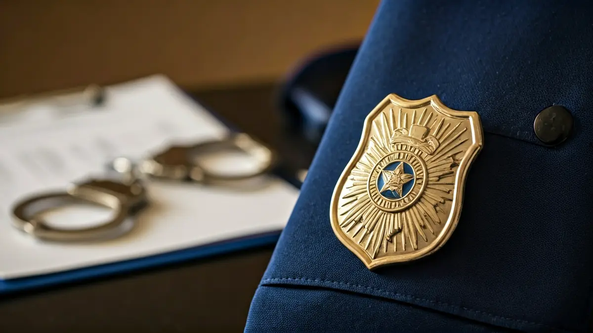 Imagen genérica de un distintivo de la Policía Nacional.