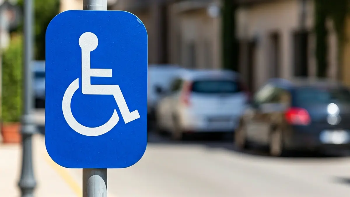 Generic image of a disabled parking sign.