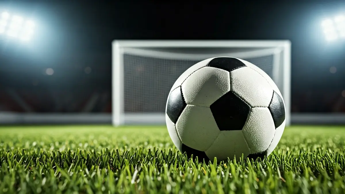 Imatge genèrica d'una pilota de futbol sobre la gespa d'un camp.