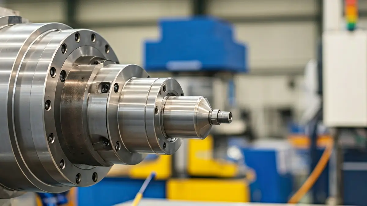 Imatge genèrica d'una màquina rectificadora CNC d'alta precisió en un entorn industrial.