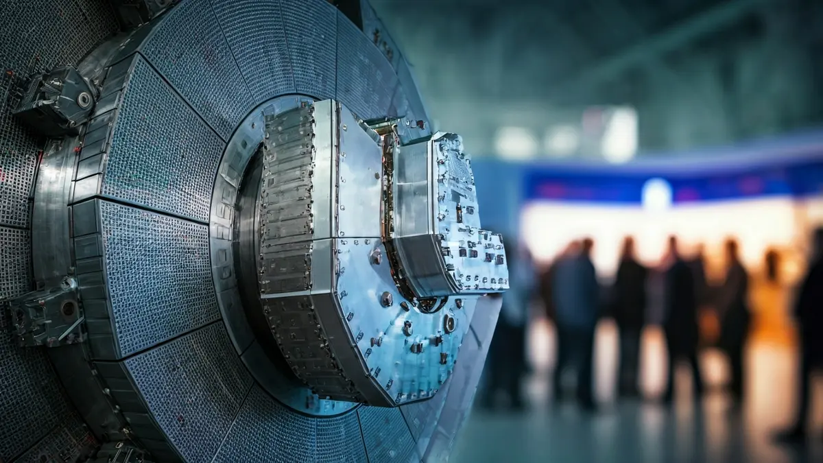 Imatge genèrica d'un accelerador d'ions en un laboratori modern.