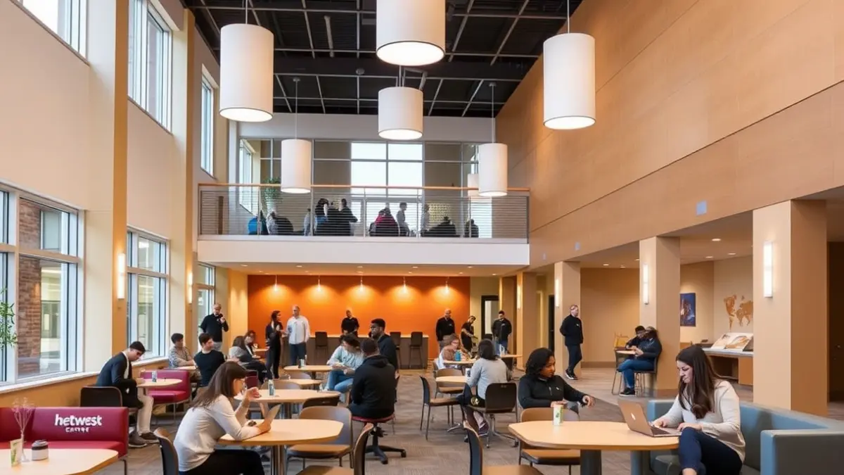 Generic image of a modern and welcoming youth space.