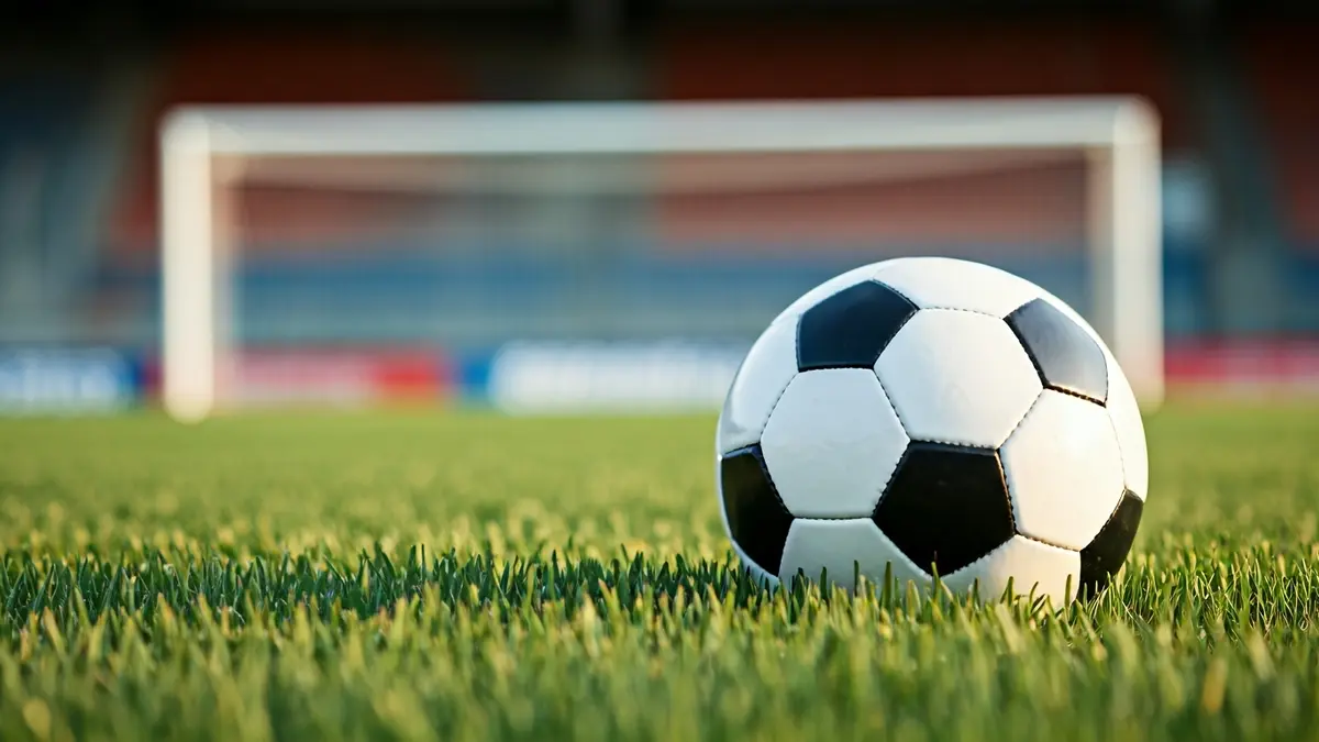 Imatge genèrica d'una pilota de futbol sobre la gespa d'un camp.