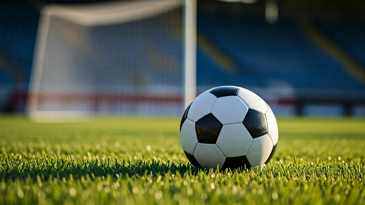 Imatge genèrica d'una pilota de futbol sobre la gespa d'un camp