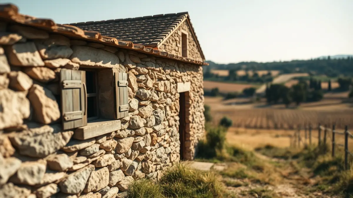 Imatge genèrica d'una caseta de llaurança en un entorn rural valencià.