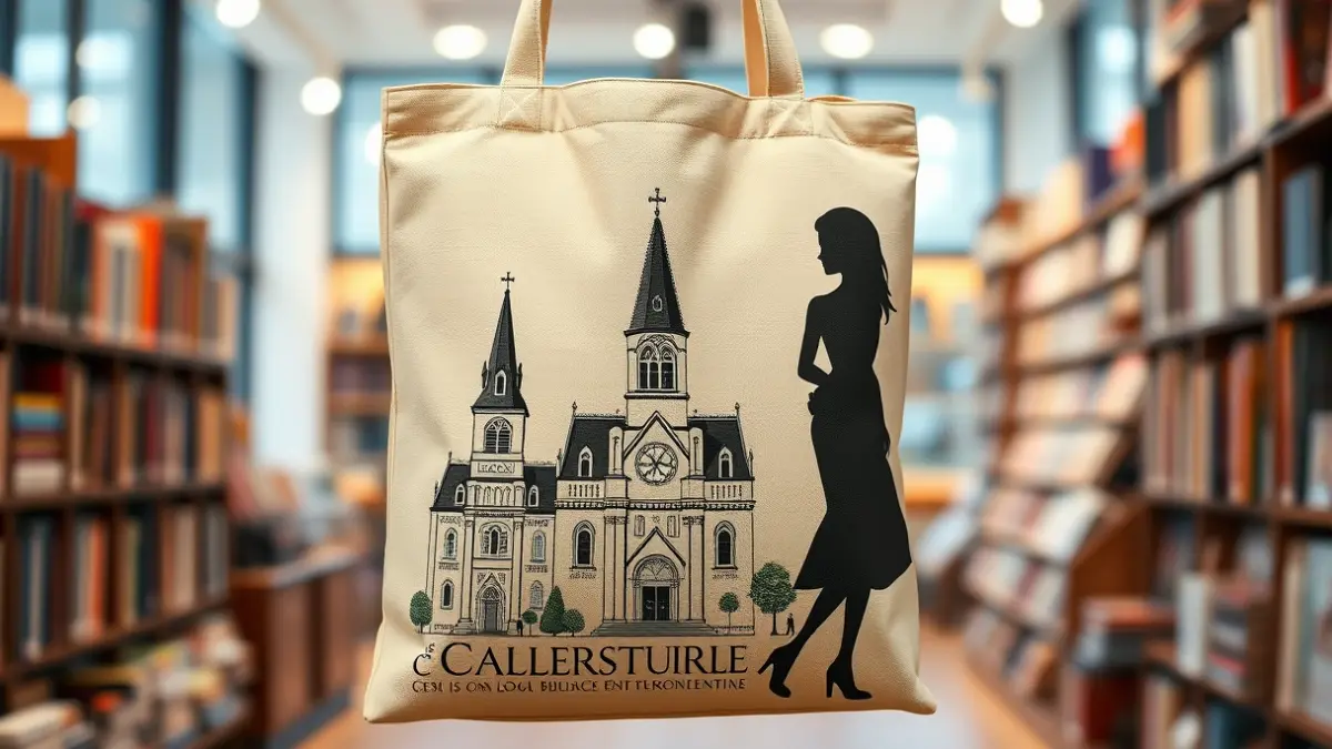 Limited edition canvas tote bag from the campaign to promote reading in Valencian in Gandia.