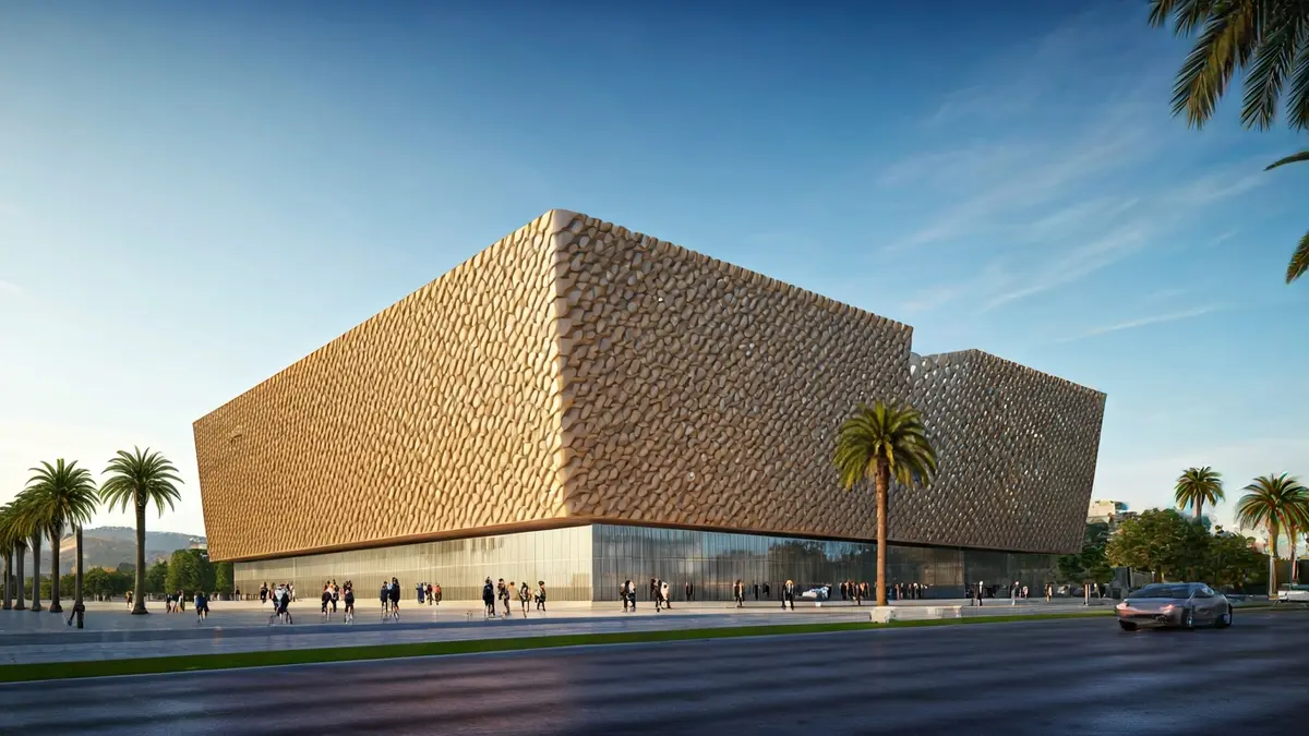 Imagen del proyecto 'Trencadís' para el Palacio de Congresos de Elche.