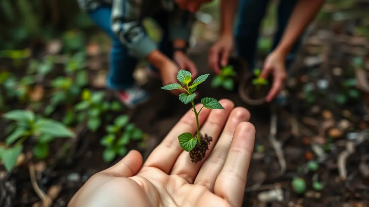 Generic image of environmental care and forest fire prevention.