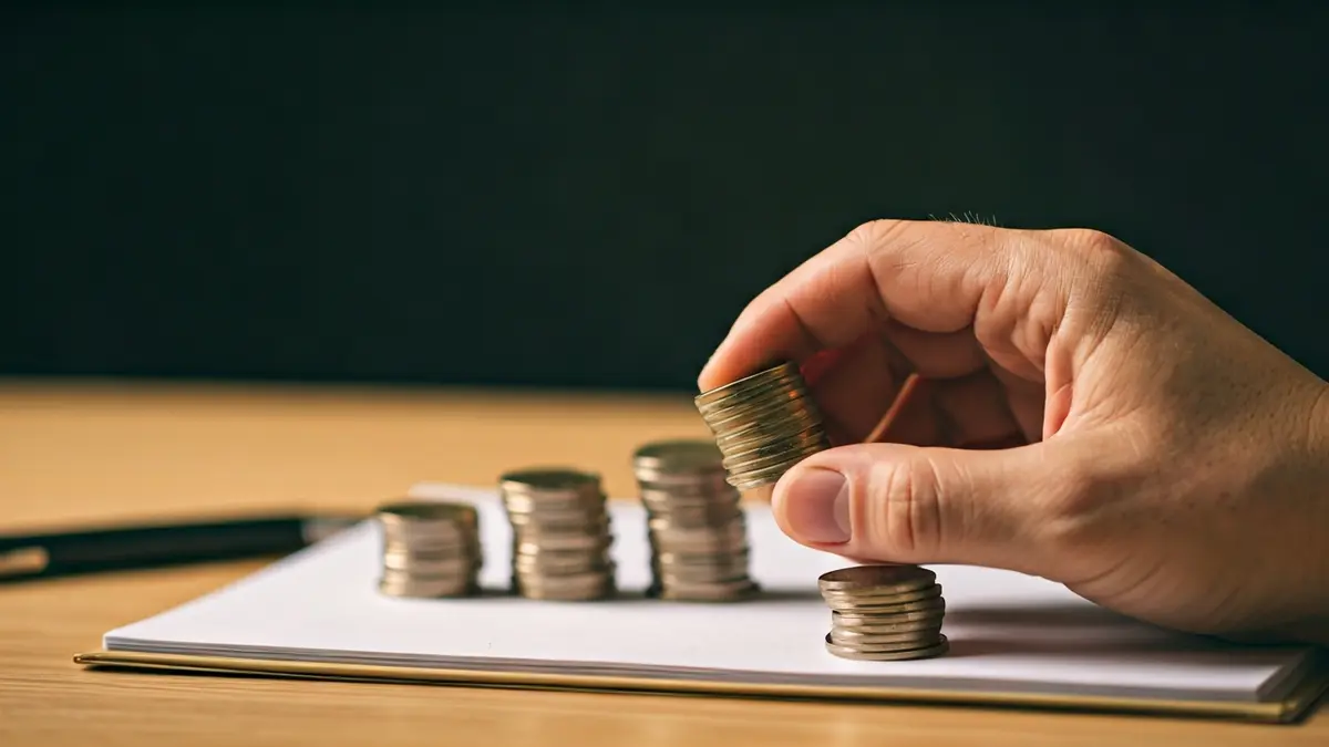 Imagen genérica de monedas de euro sobre documentos, simbolizando recortes financieros.