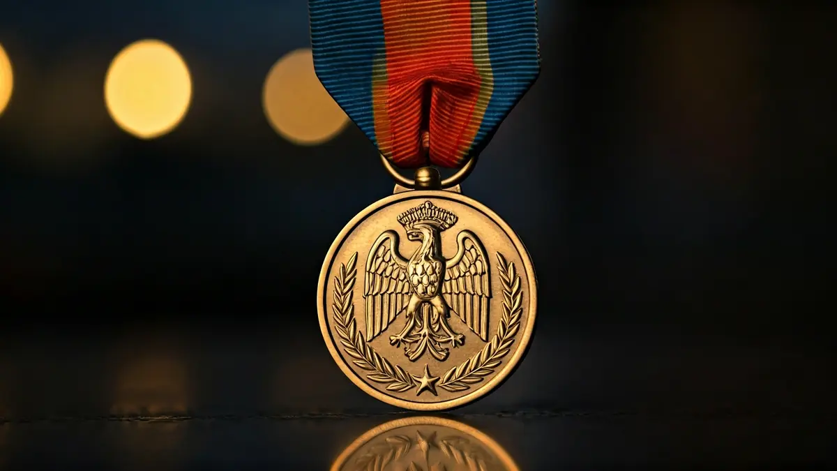Imatge genèrica d'una medalla policial, símbol de reconeixement i dedicació.