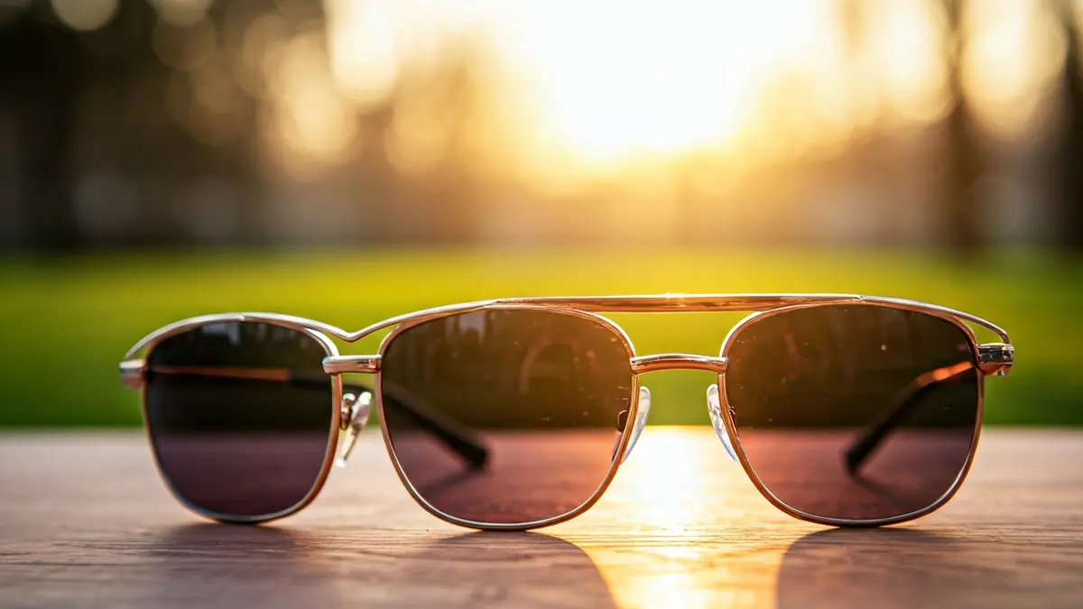 Imagen genérica de unas gafas de sol modernas con protección UV400.