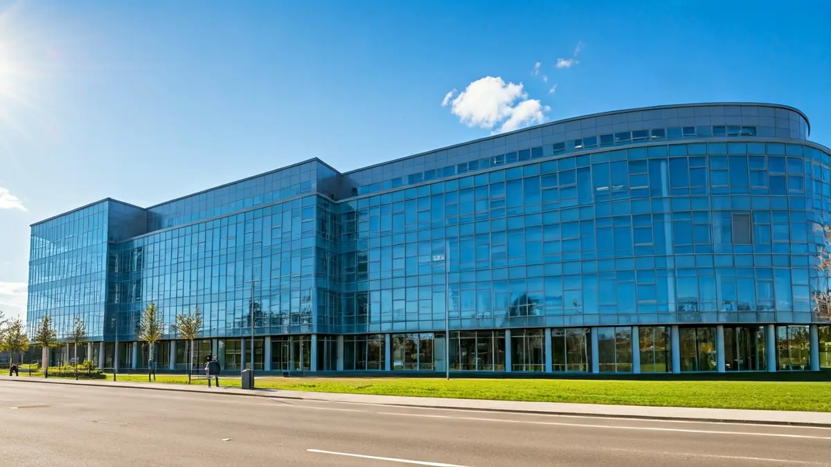 Generic image of a modern university building with large windows.