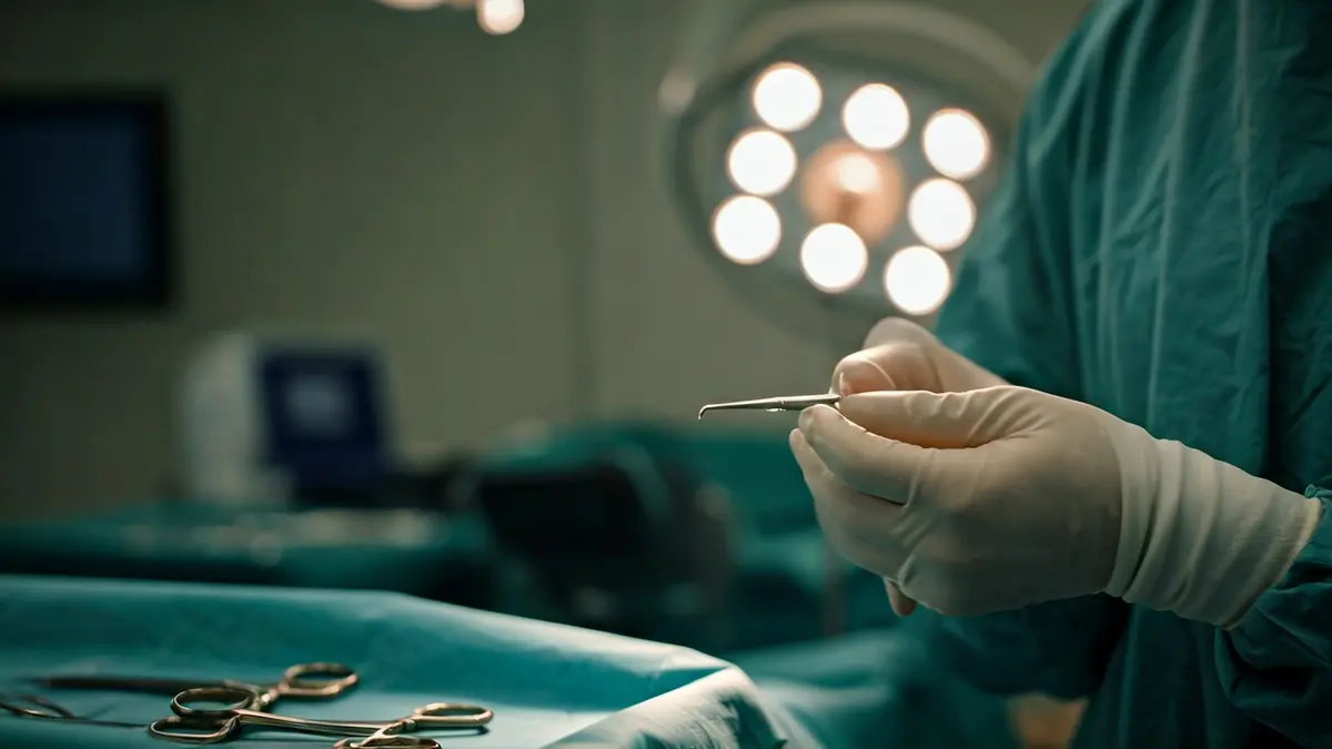 Imagen genérica de instrumentos quirúrgicos en un entorno médico.