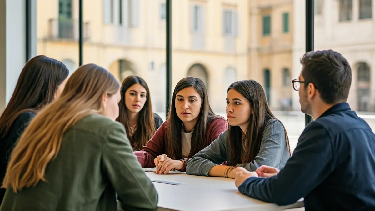 Imagen genérica de jóvenes participando en una actividad comunitaria.