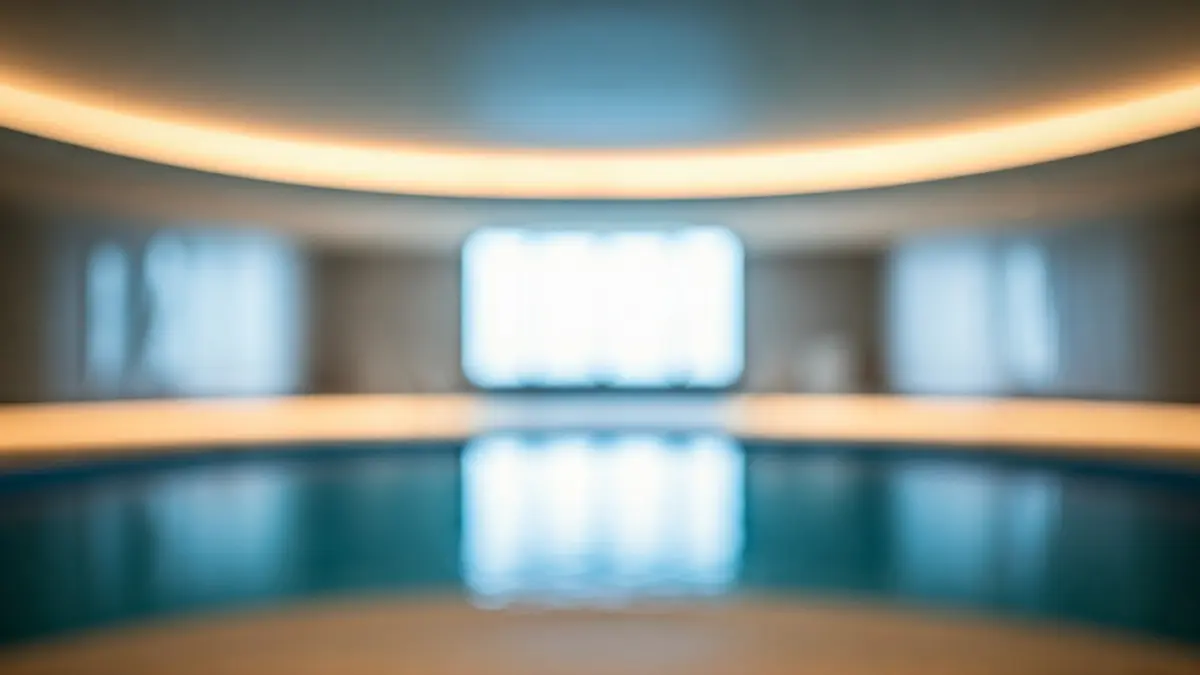 Imatge genèrica d'un interior modern i serè d'una clínica de benestar amb llum natural.