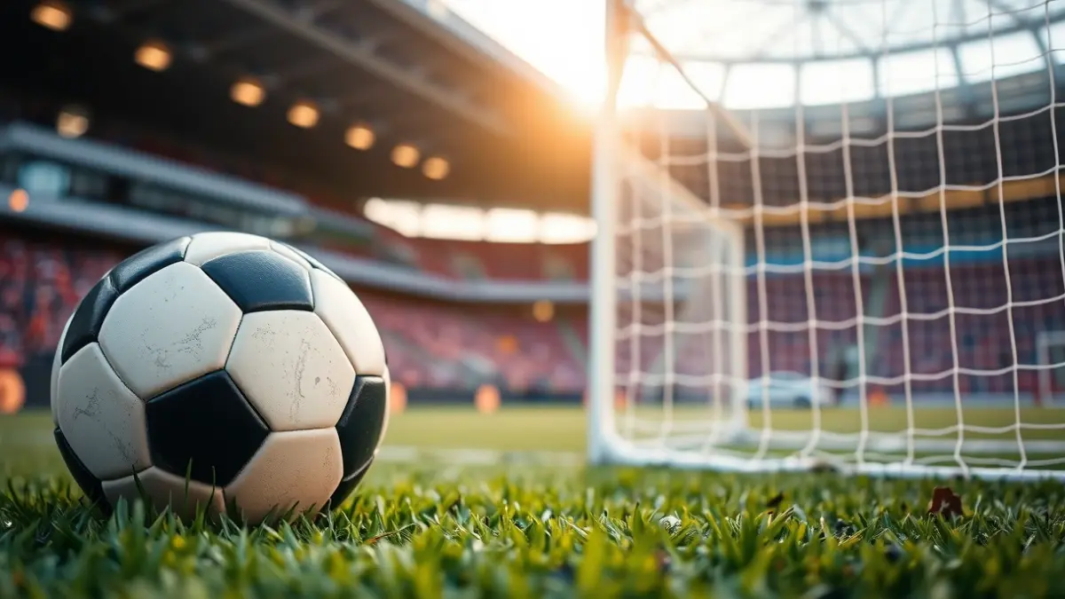 Imagen genérica de un balón de fútbol en el césped de un campo.
