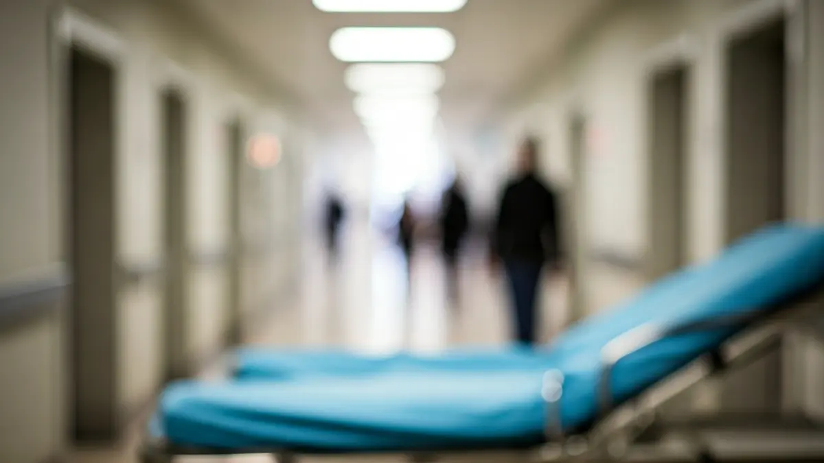 Imatge genèrica d'un passadís d'hospital amb il·luminació suau i estèril.