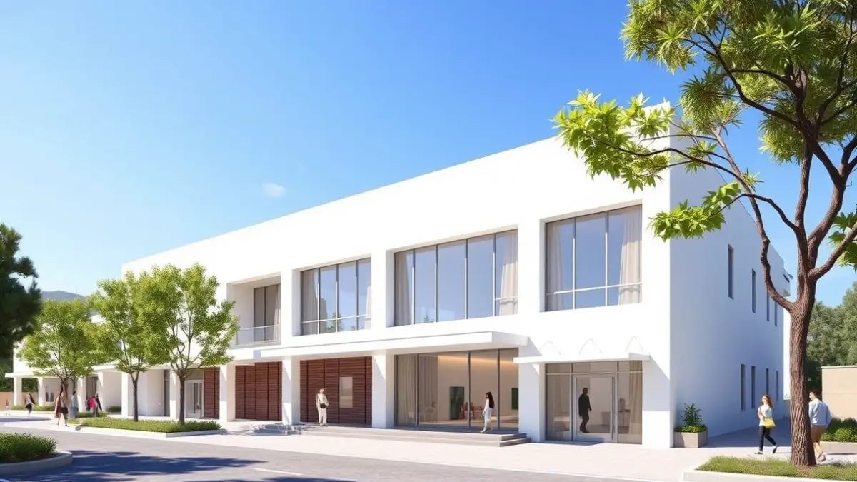 Image of a modern building for the Public Adult Education School in Sedaví.