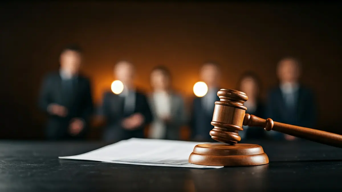 Generic image of a judge's gavel on legal documents, symbolizing an investigation.