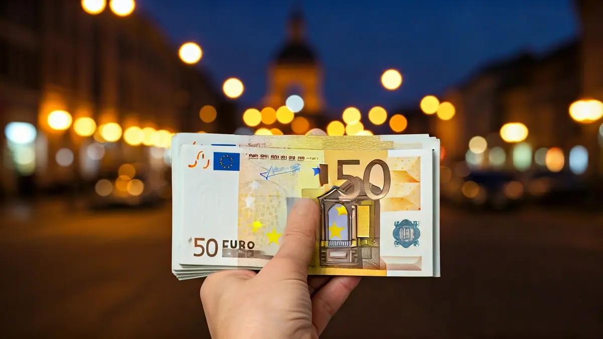 Generic image of euro money, representing the economic impact of tourism.