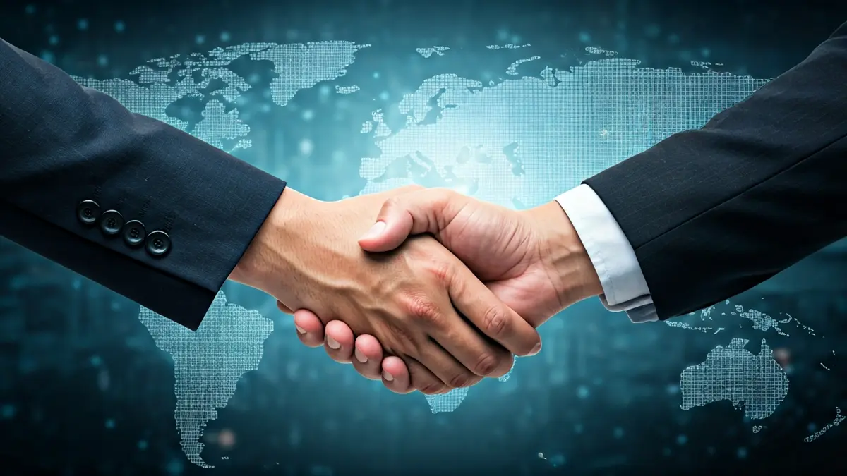 Imagen que simboliza la colaboración tecnológica entre Europa y América Latina.