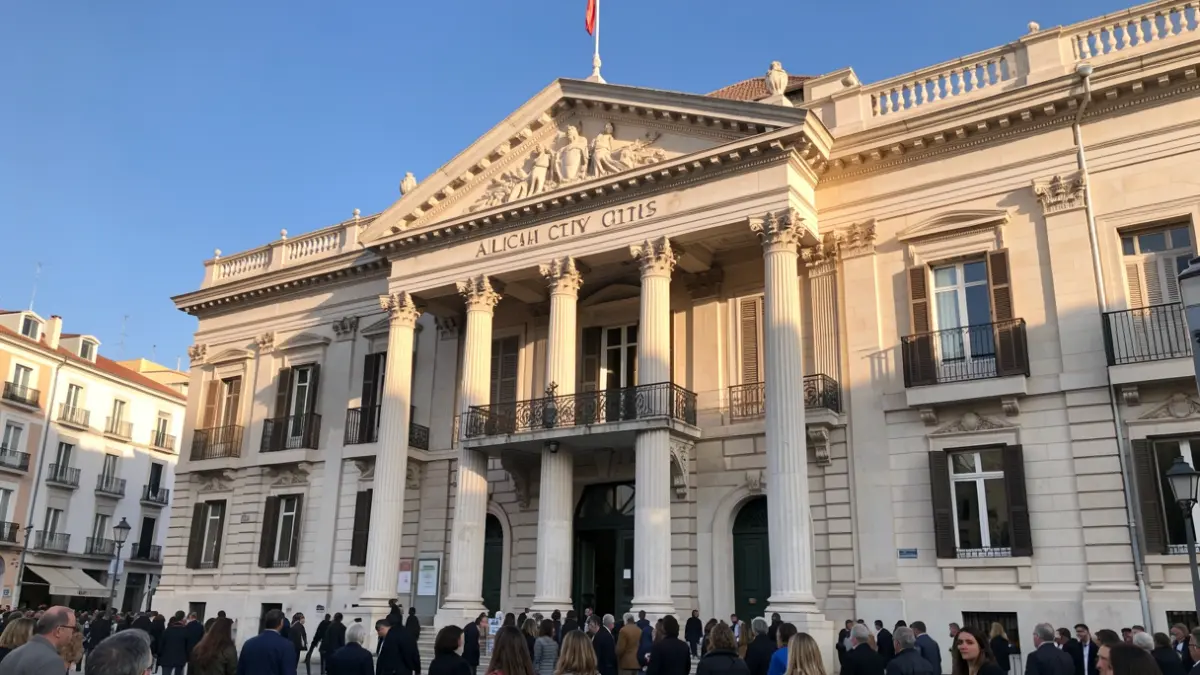 Imatge genèrica de la façana de l'Ajuntament d'Alacant.