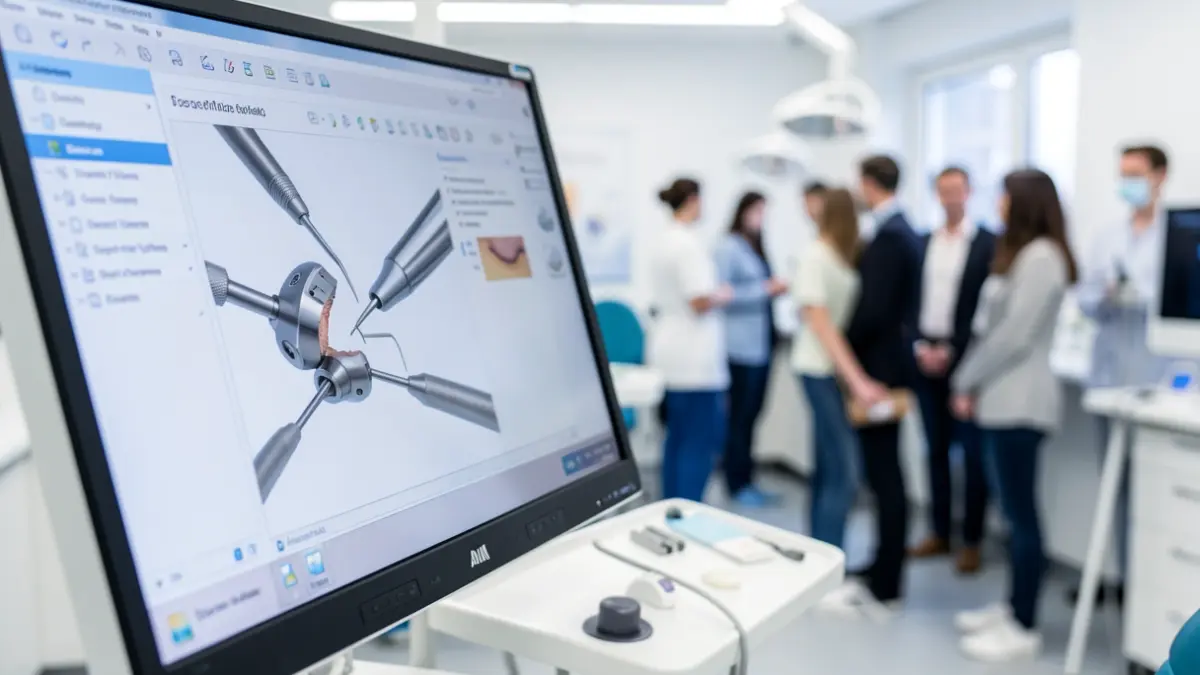 Imagen genérica de tecnología médica e instrumental odontológico en un entorno clínico.