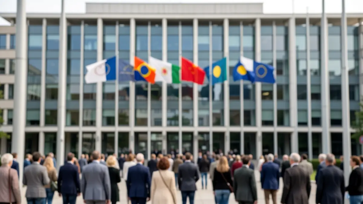 Imatge genèrica d'un edifici institucional europeu.