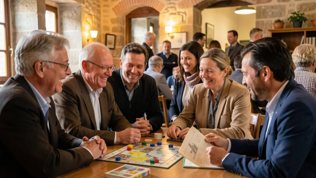 Imatge genèrica de personal municipal participant en una jornada de convivència.