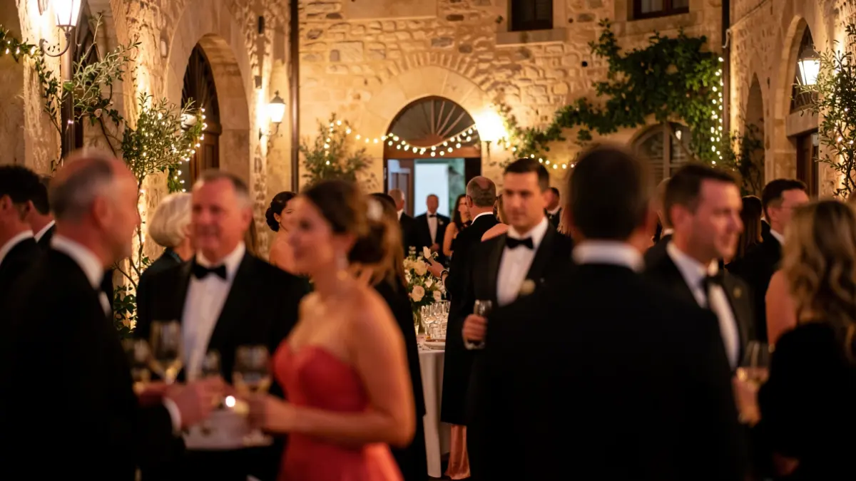 Imatge genèrica d'una gala festiva amb ambientació mediterrània.