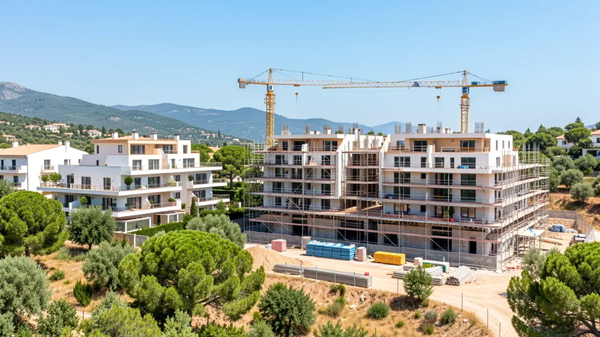 Generic image of housing construction.