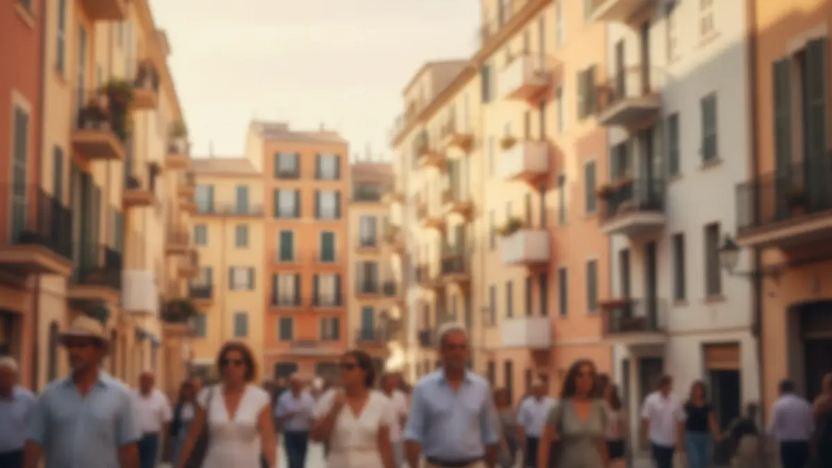 Imatge genèrica d'edificis d'apartaments en una ciutat mediterrània, amb finestres i balcons, sota un cel càlid.
