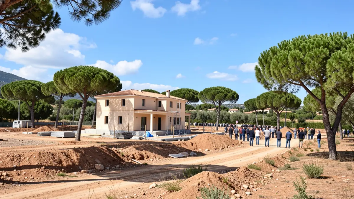 Imagen genérica de una construcción en un paisaje mediterráneo.