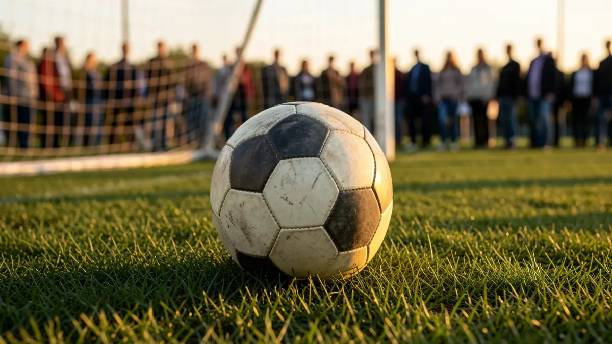 Imatge genèrica d'una pilota de futbol sobre gespa.