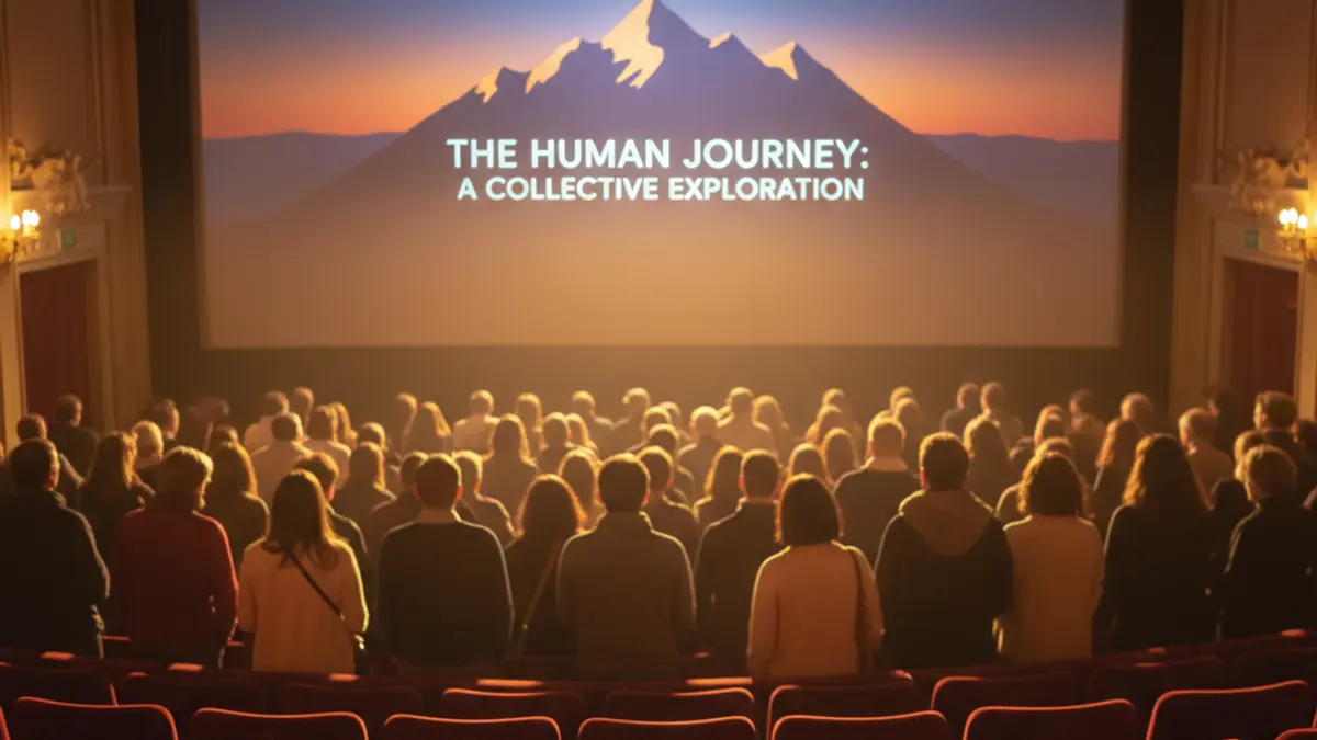 Imatge genèrica d'una sala de cine plena de gent durant la projecció d'un documental.