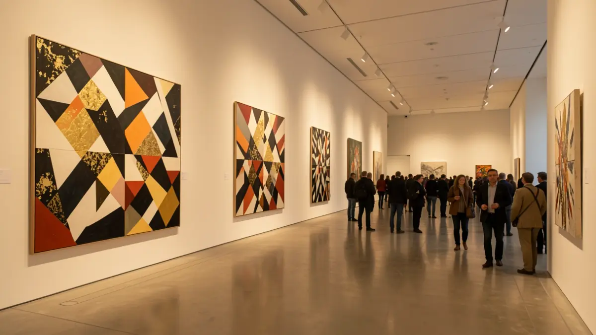 Generic image of a contemporary art exhibition hall.