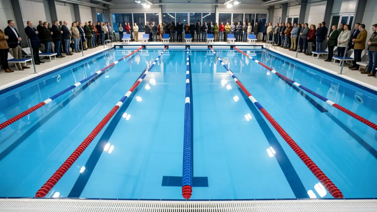 Imagen genérica de una piscina de un club de natación.