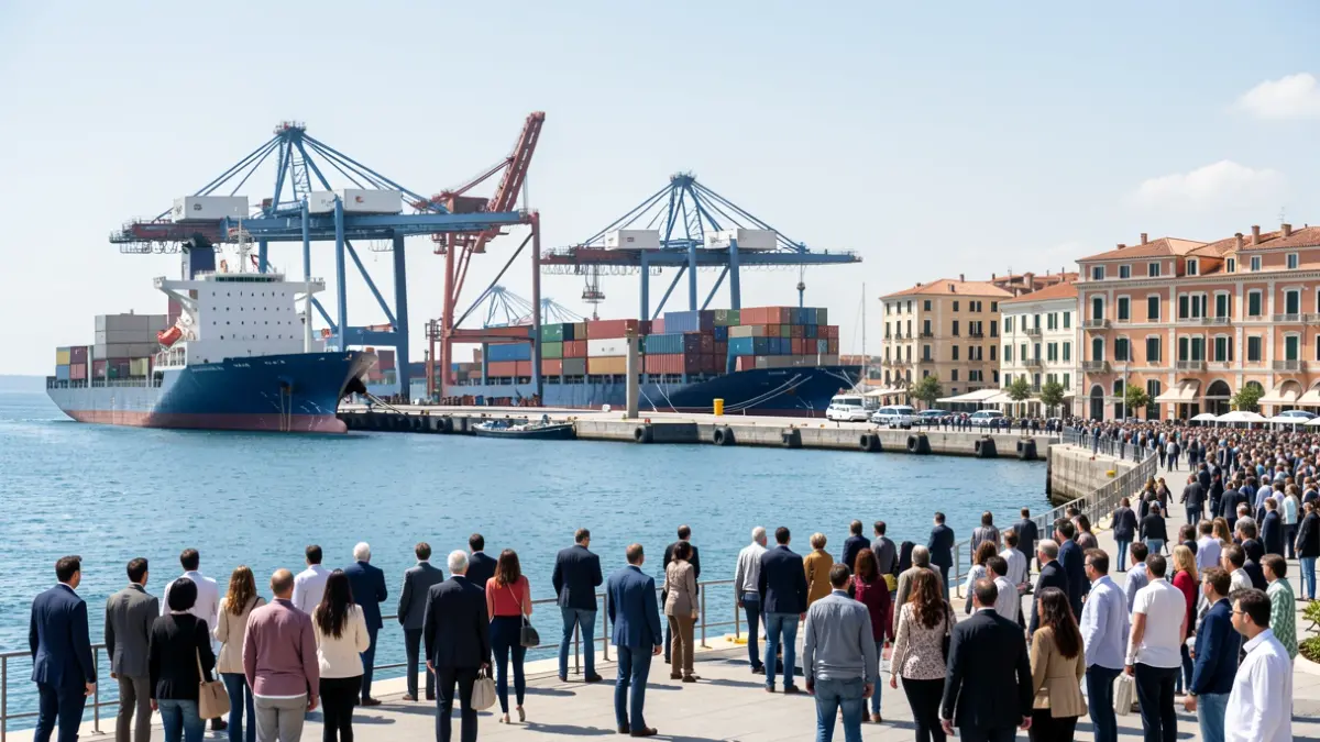 Generic image of port facilities.