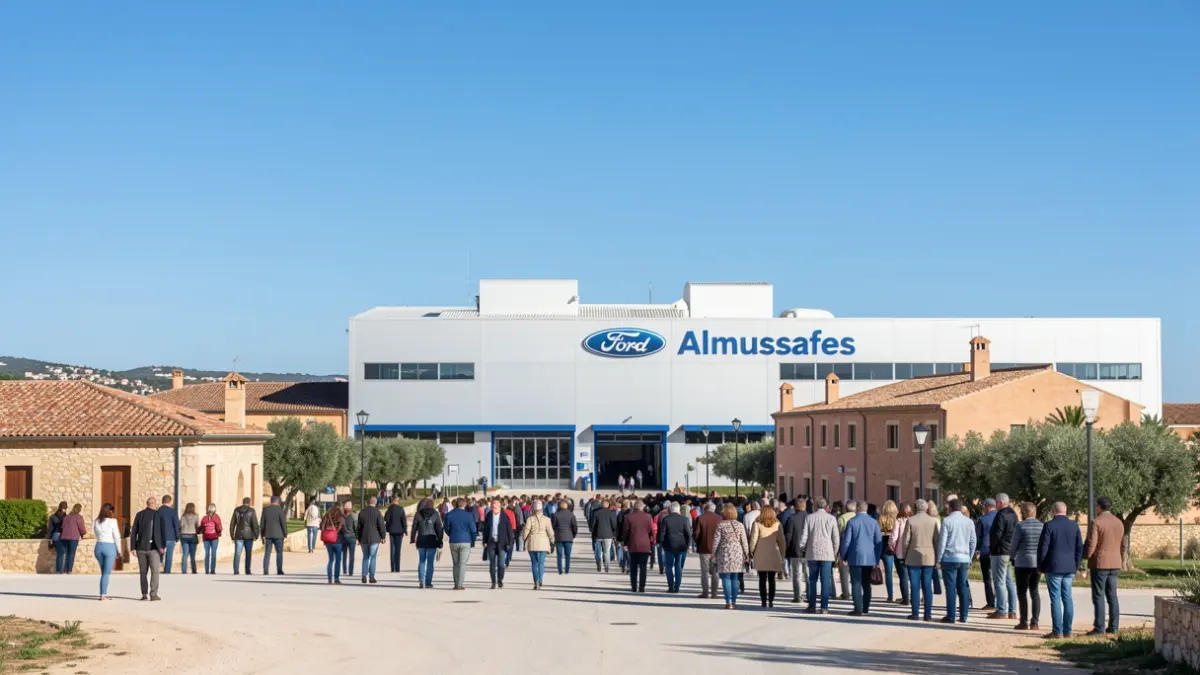 Generic image of the Ford factory in Almussafes.