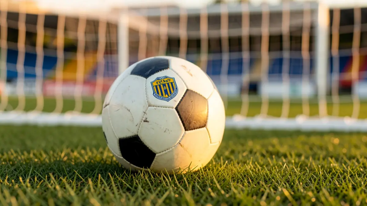 Imatge genèrica d'una pilota de futbol en un camp.