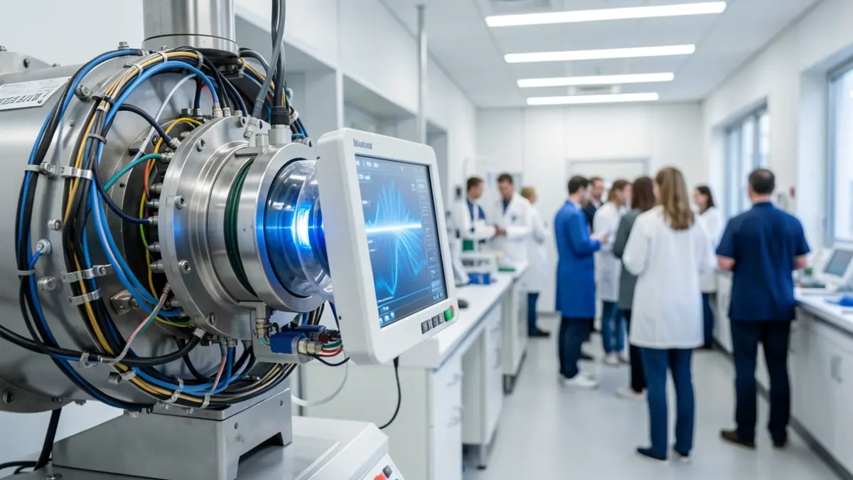 Imagen genérica de un acelerador de electrones médico.