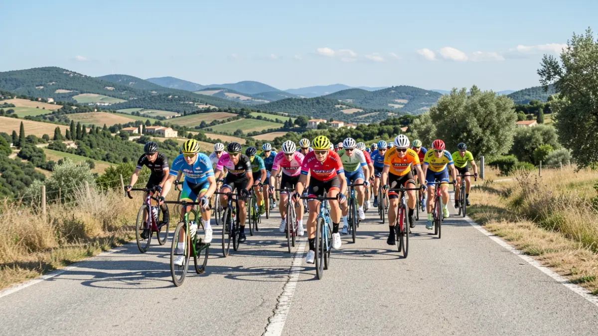 Generic image of cyclists competing in a race.