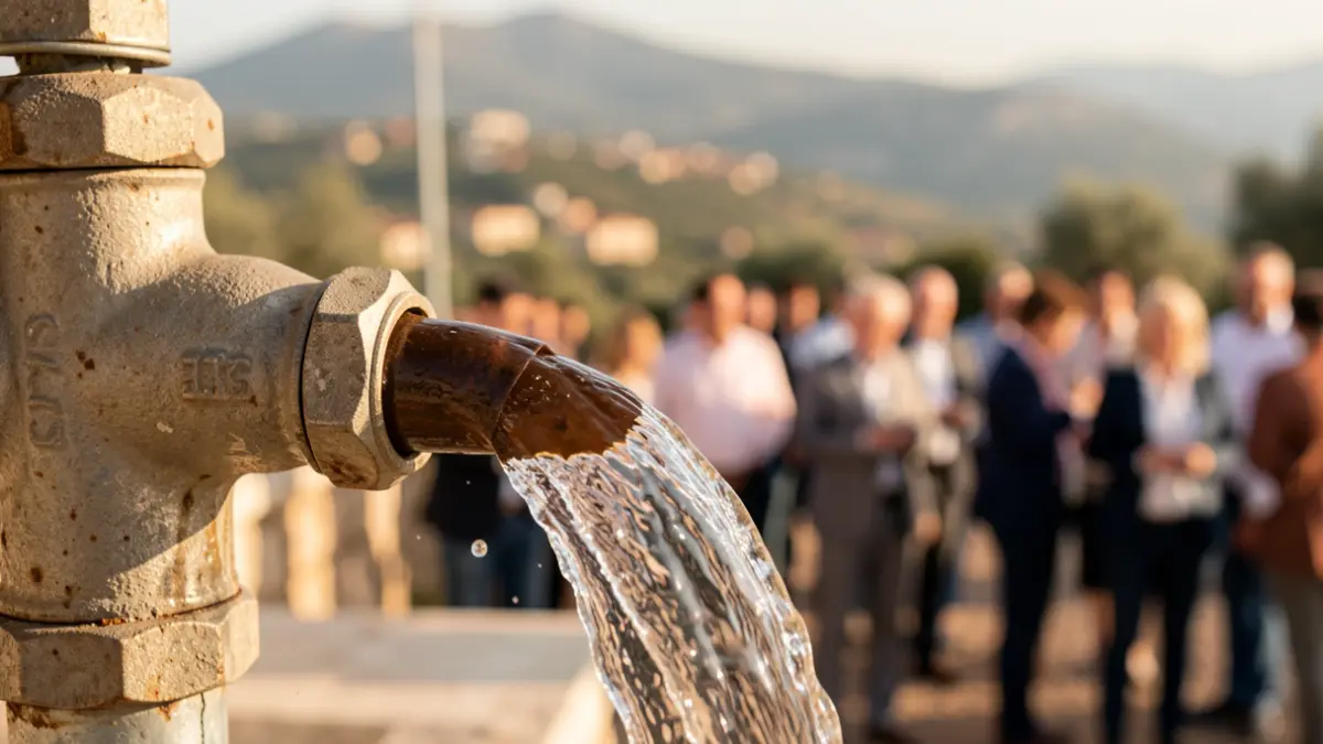 Generic image of water infrastructure with flowing water.