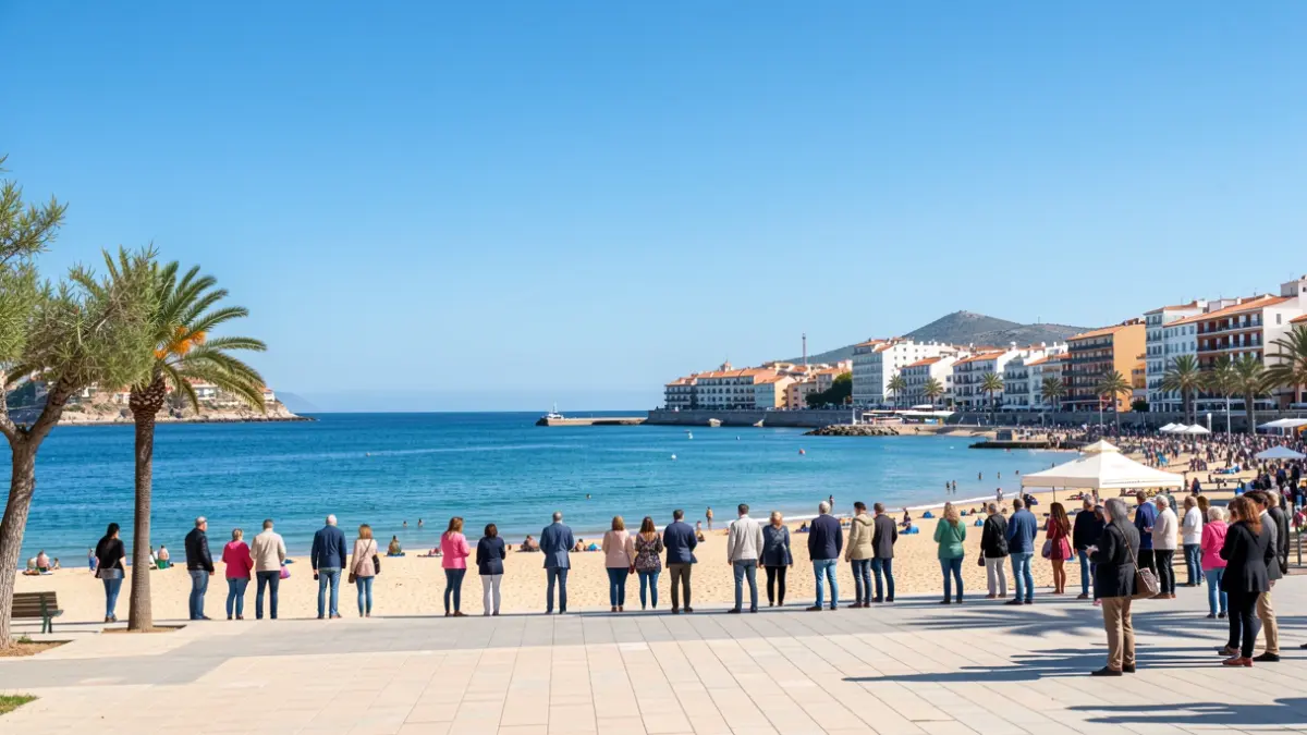 Imagen genérica del paseo marítimo y la playa de La Pobla de Farnals.