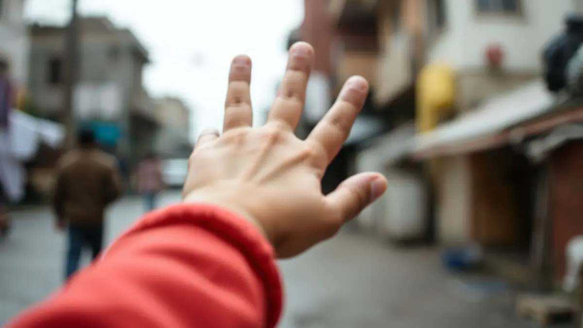 Imatge genèrica d'una mà de xiquet que transmet vulnerabilitat i desafiament social.