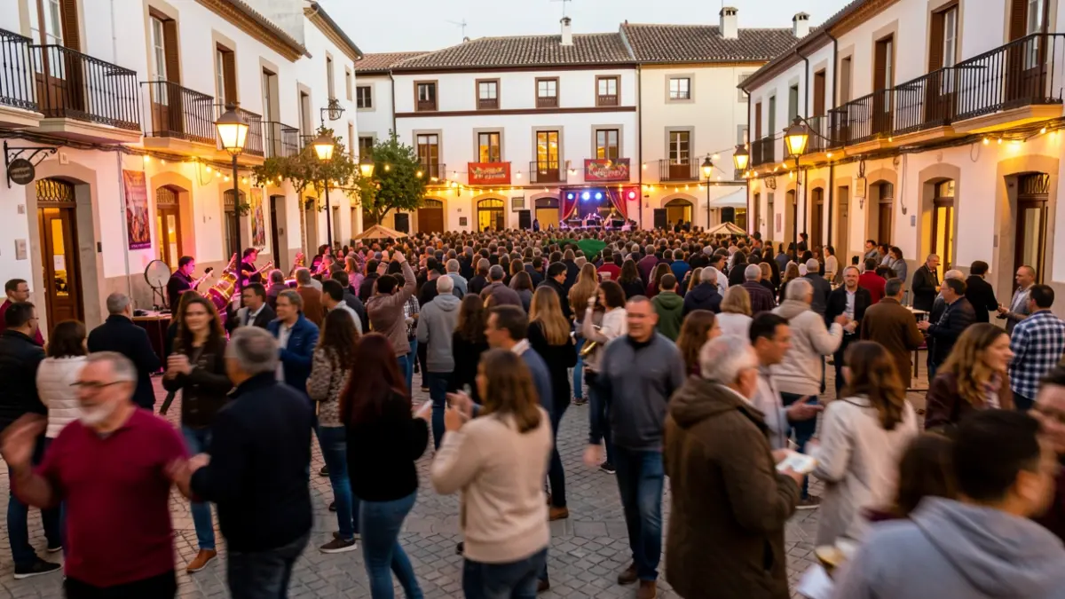 Imatge genèrica de la festa de Sant Pasqual a Vila-real amb gent i arquitectura mediterrània.
